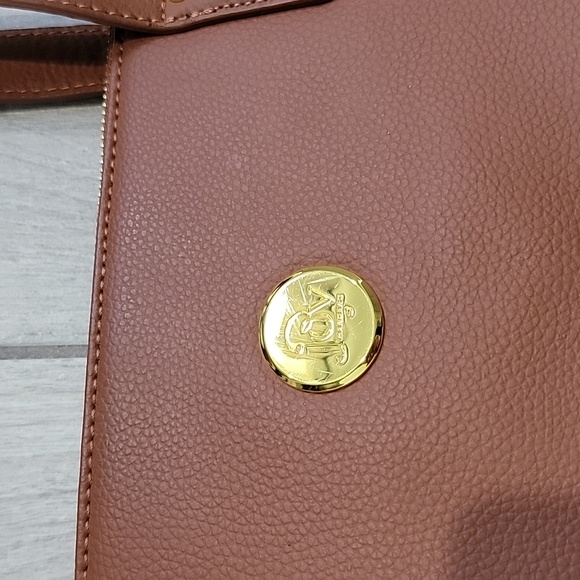 Joy Mangano HSN • Double Decker Tote Bag, Faux Leather, NWOT - Picture 2 of 6